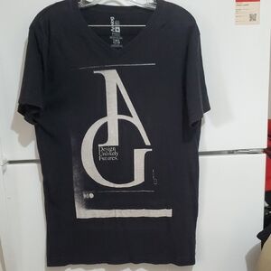 ANALOG Black Graphic T-Shirt Size M